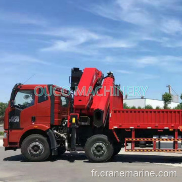 Grue montée sur camion à flèche articulée hydraulique16T de prix d&#39;usine